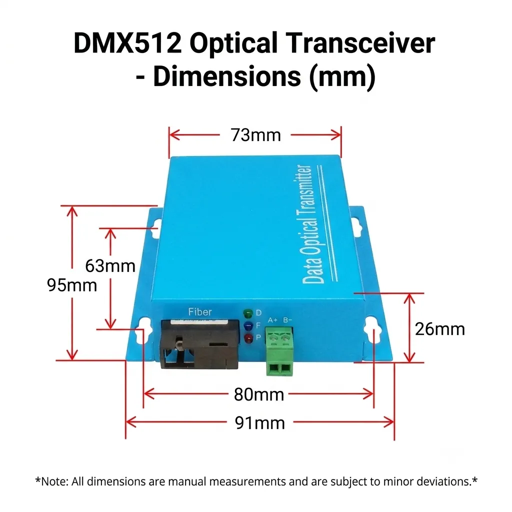 DMX512 Optical Fiber Transceiver