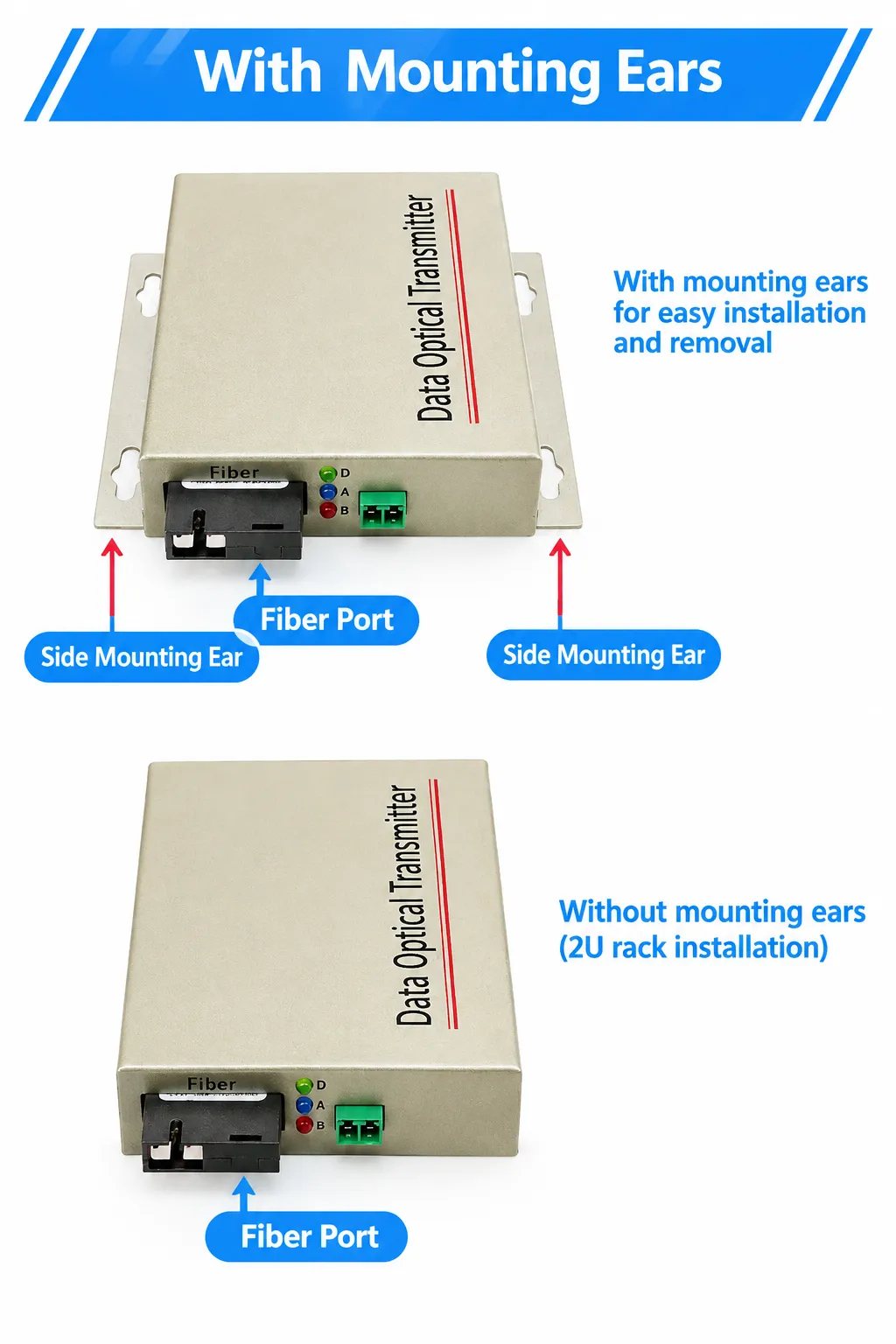 DM512 Optical Fiber Transceiver