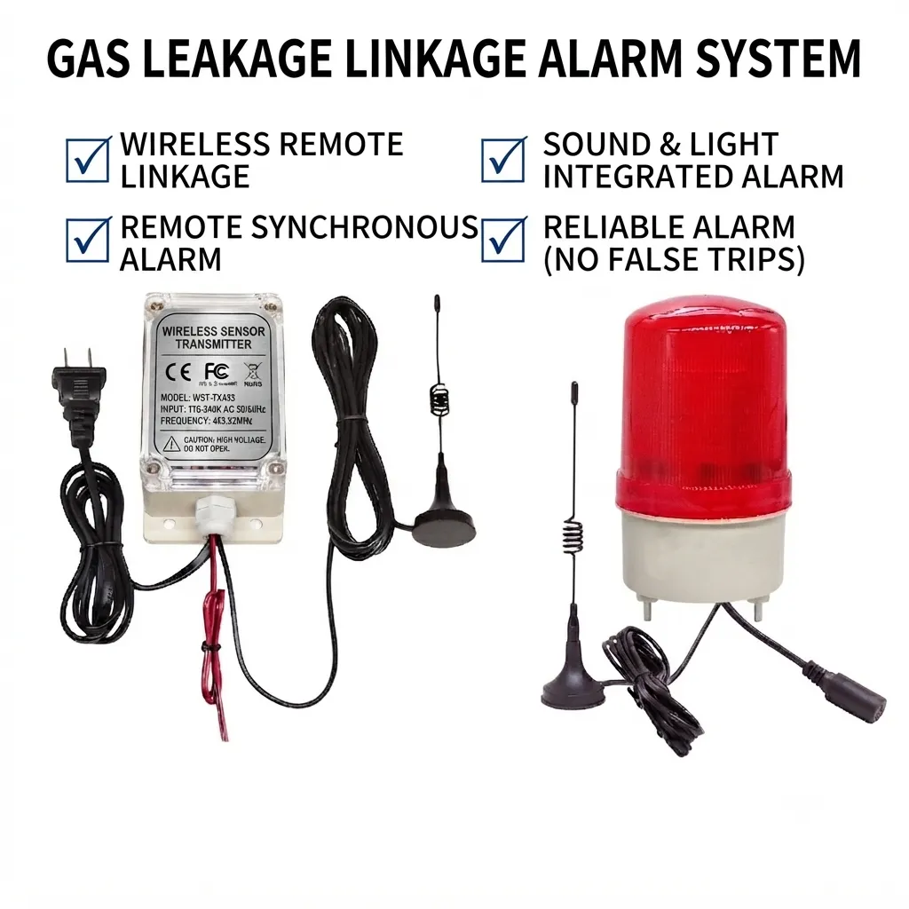 Gas Leakage Linkage Alarm System