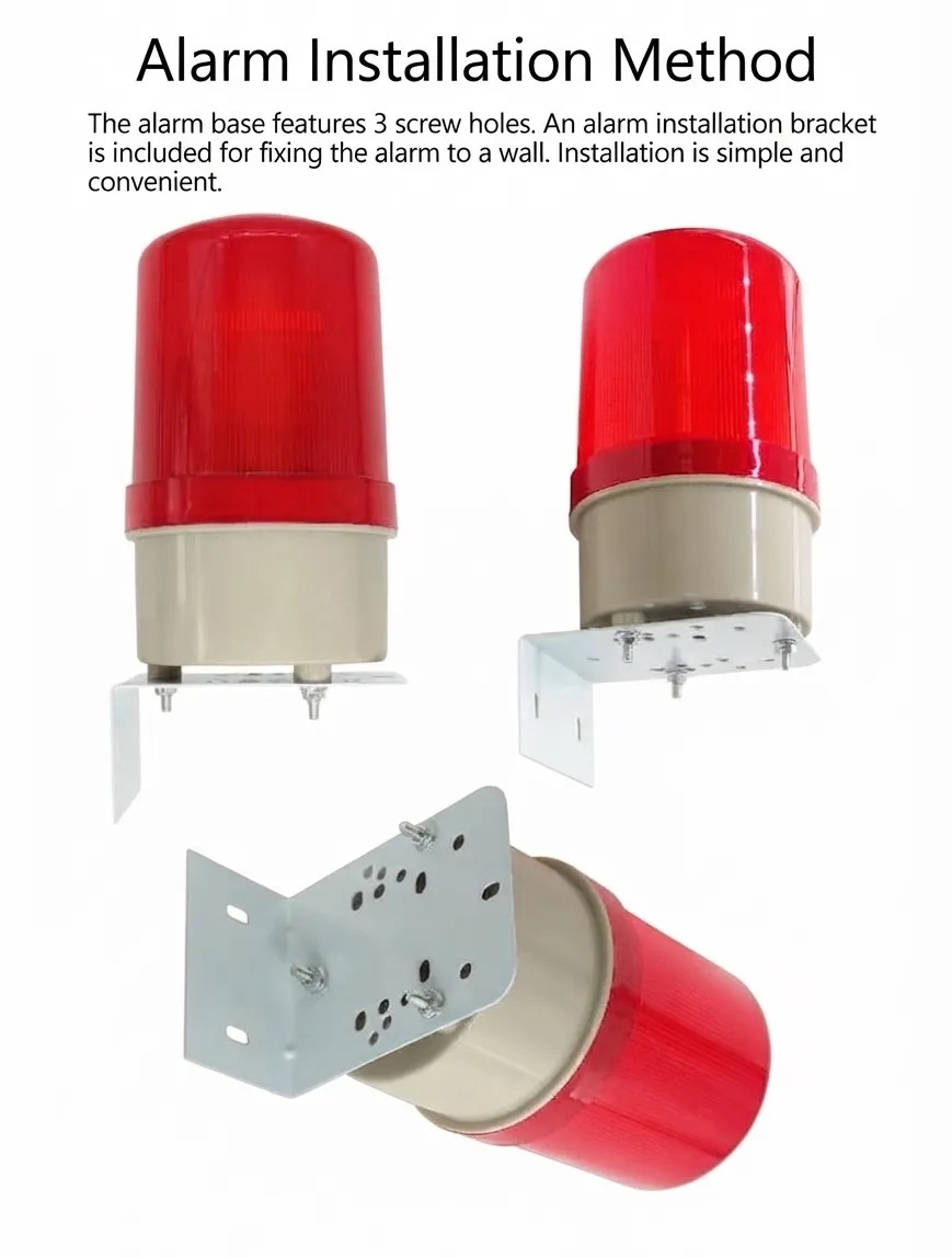 Magnetic Door & Window Alarm System / Integrated Audible & Visual Alarm