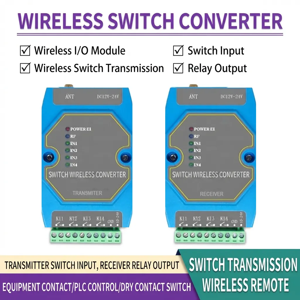 Wireless Switch Converter / Wireless I/O Module