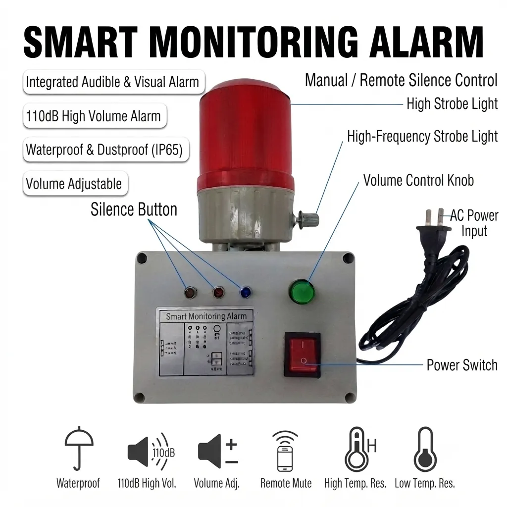 Smart Monitoring Alarm / Integrated Audible & Visual Alarm System