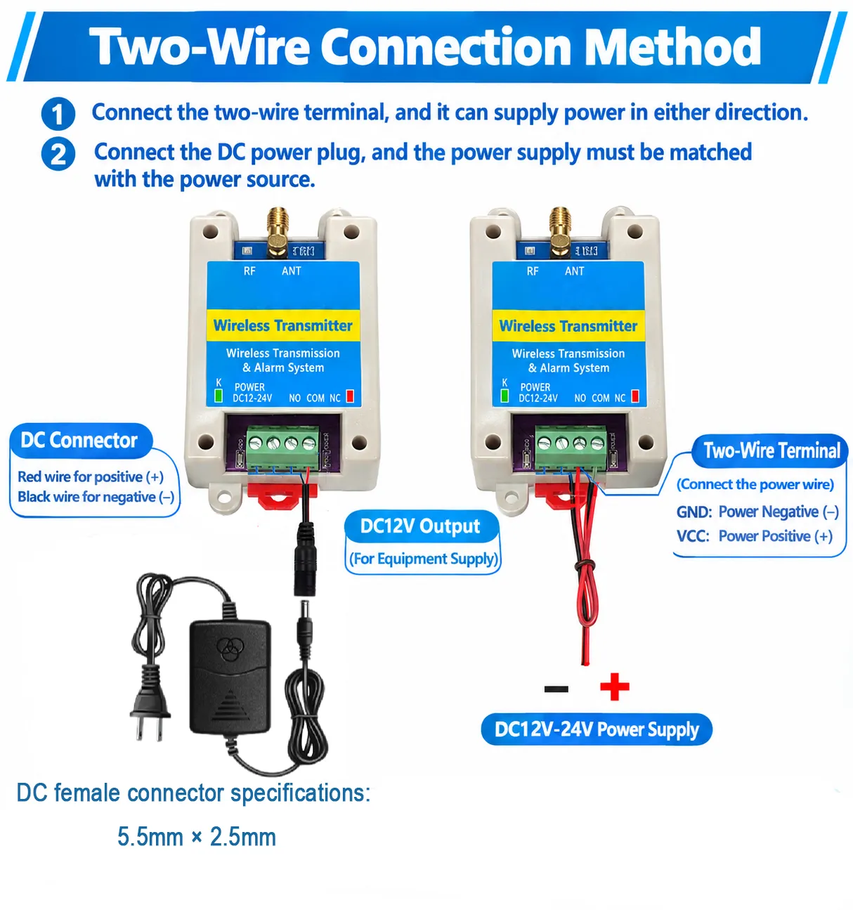 Wireless Float Switch Liquid Level Alarm System