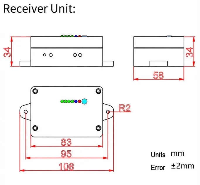 1000m Remote Wireless Switch (Peer-to-Peer Transmission & Relay Output)