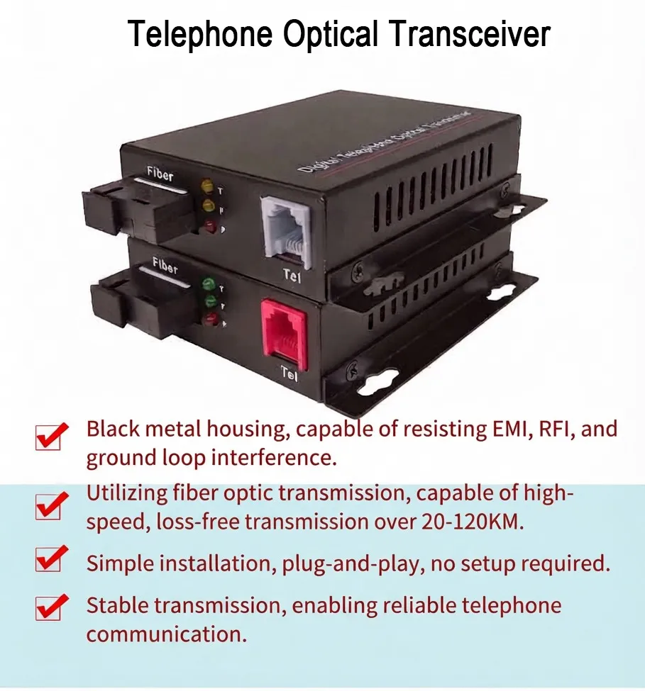 Telephone Optical Transceiver
