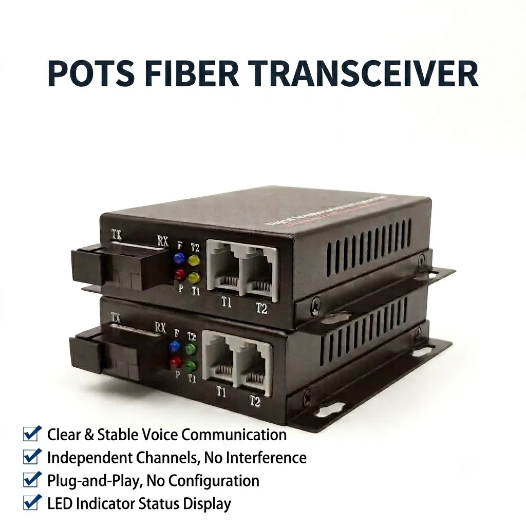 POTS Fiber Transceiver