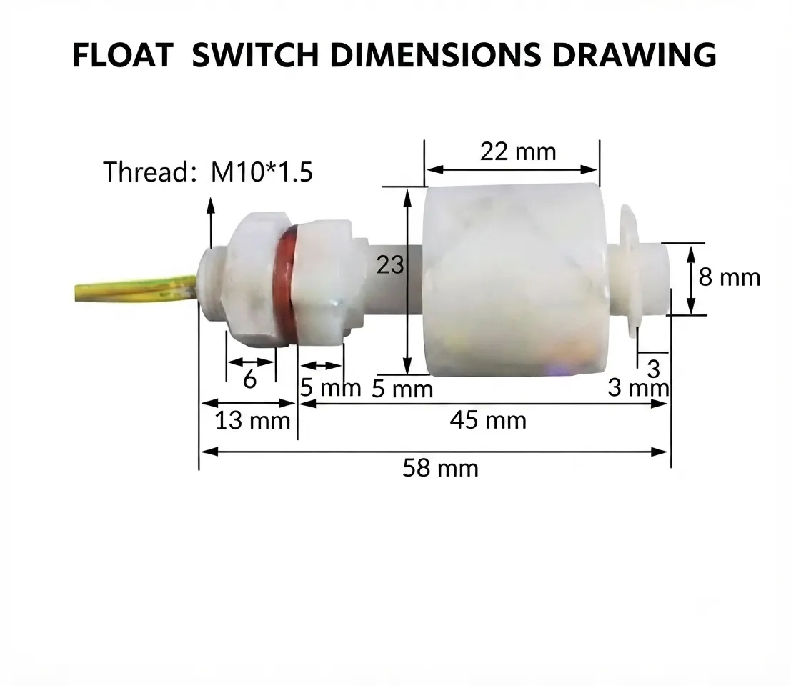 Wireless Float Switch Liquid Level Alarm System