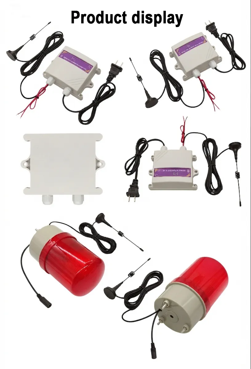 Wireless Switch Alarm System / Wireless Long-Range Audio-Visual Alarm