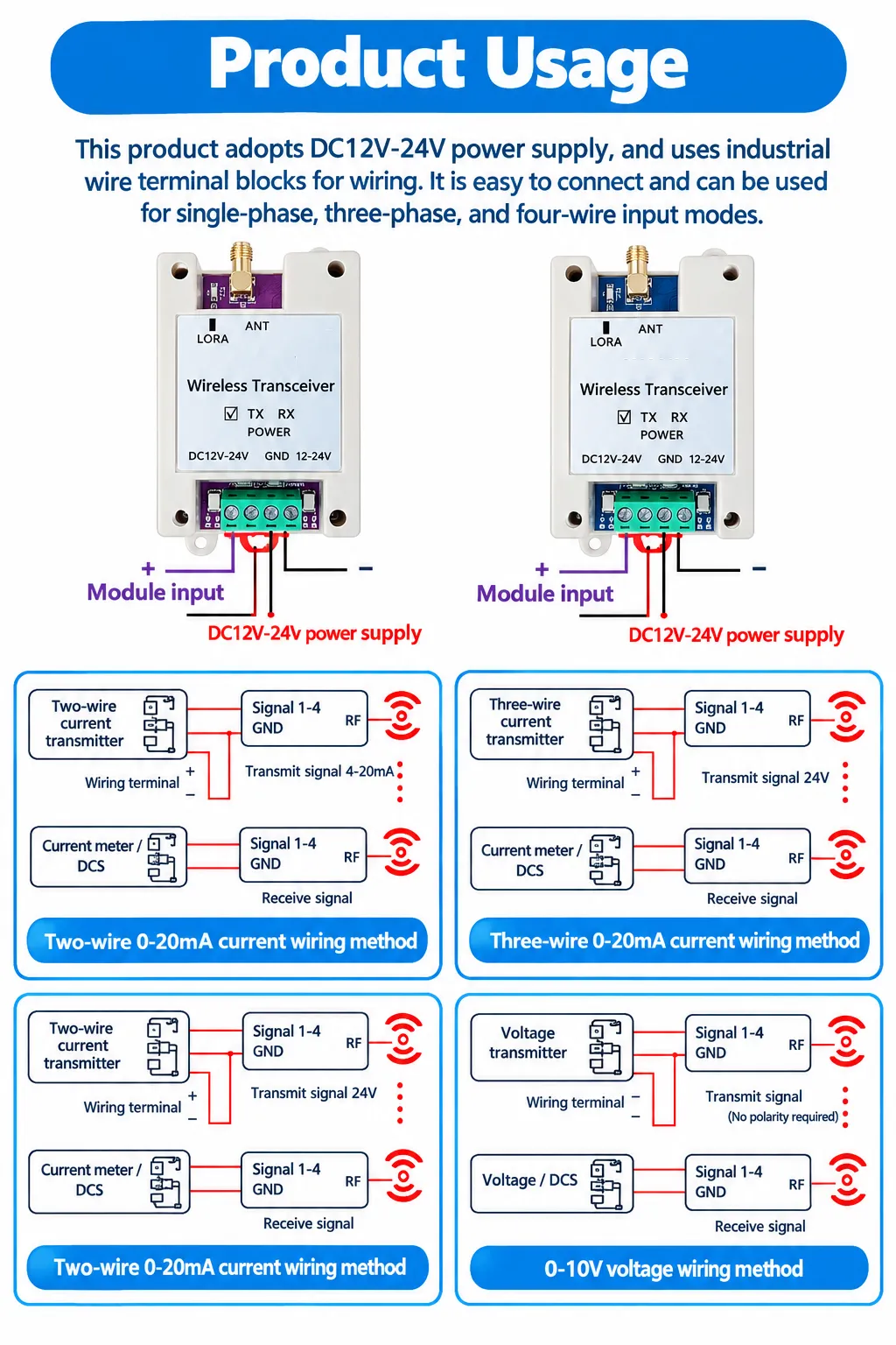 Wireless Transceiver / Wireless Signal Transmitter
