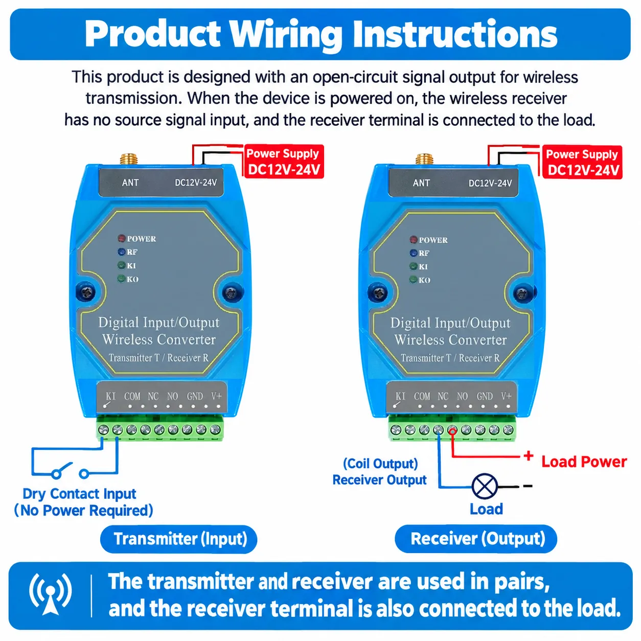 Bidirectional Switch Wireless Transmission System