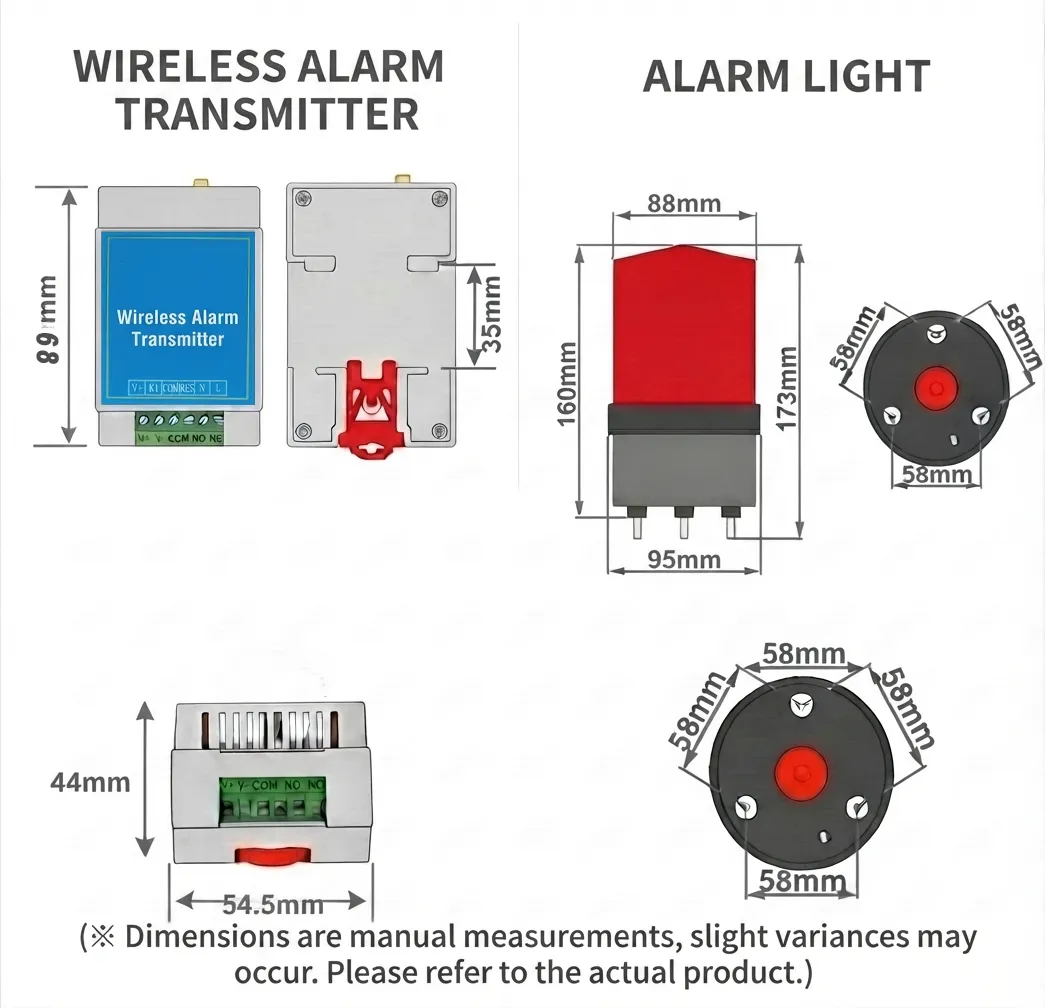 Wireless Switch Alarm System / Long-Range Wireless Alarm System