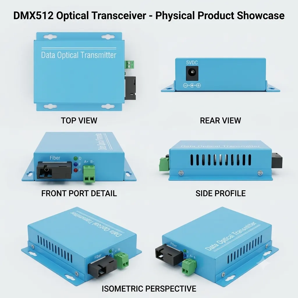 DMX512 Optical Fiber Transceiver