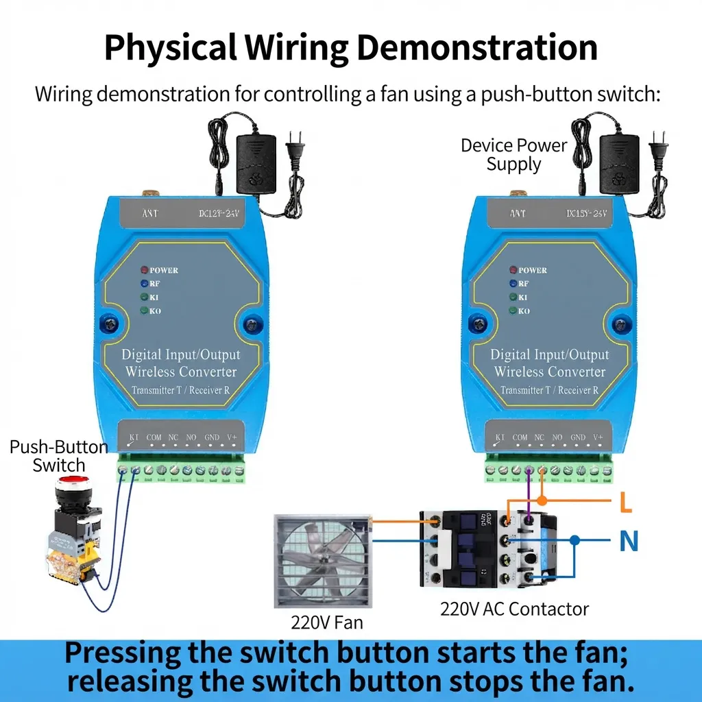 Bidirectional Switch Wireless Transmission System