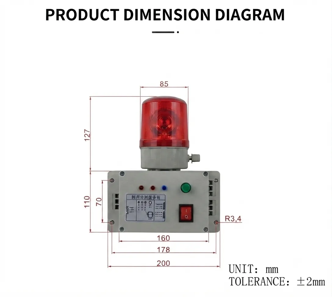 Smart Monitoring Alarm / Integrated Audible & Visual Alarm System