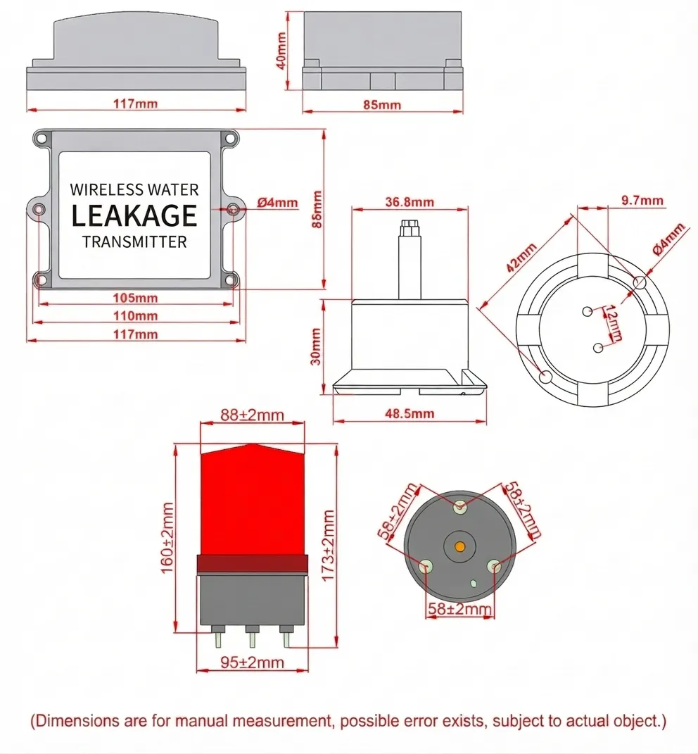 Wireless Water Leakage Alarm System
