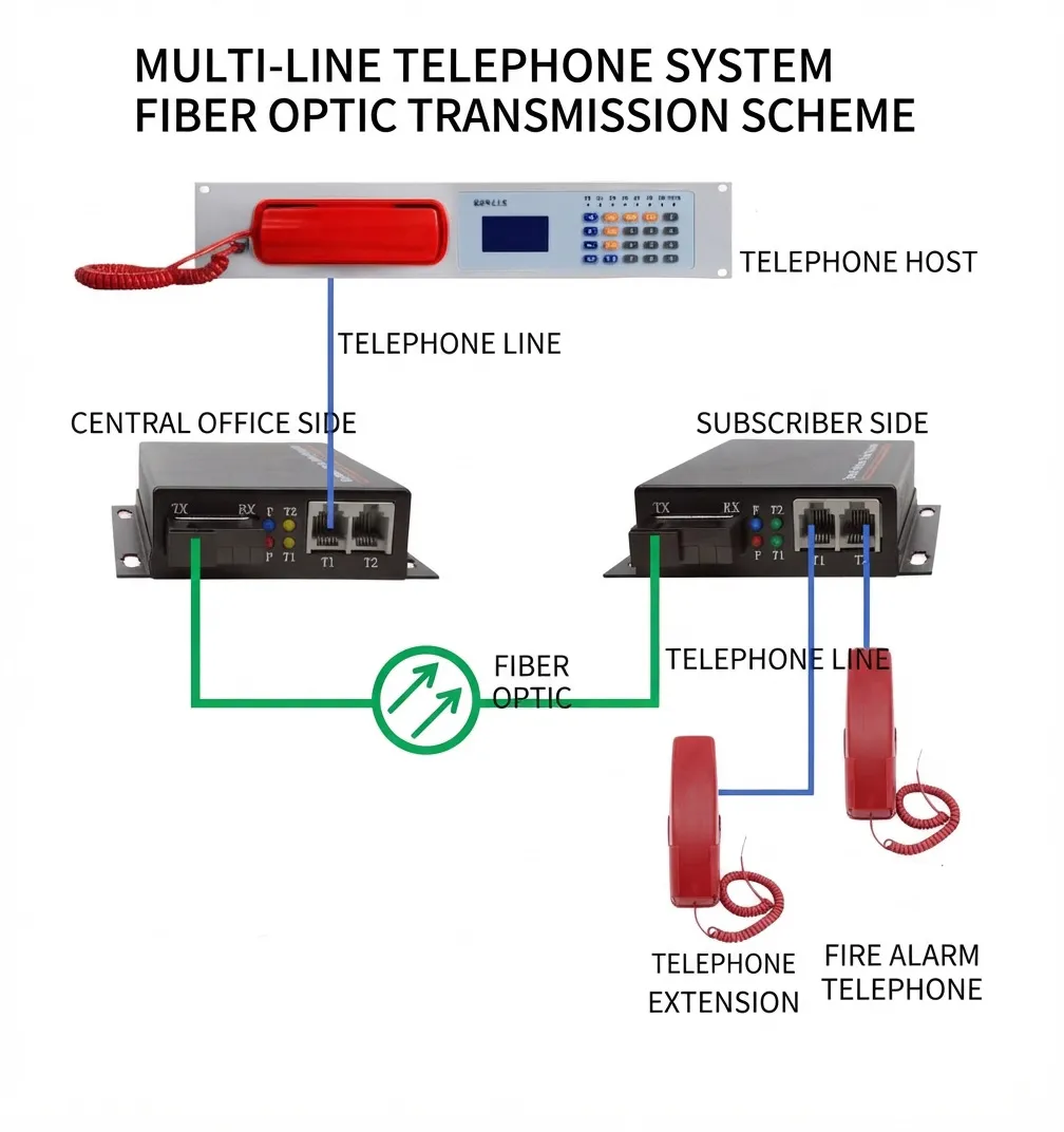 POTS Fiber Transceiver