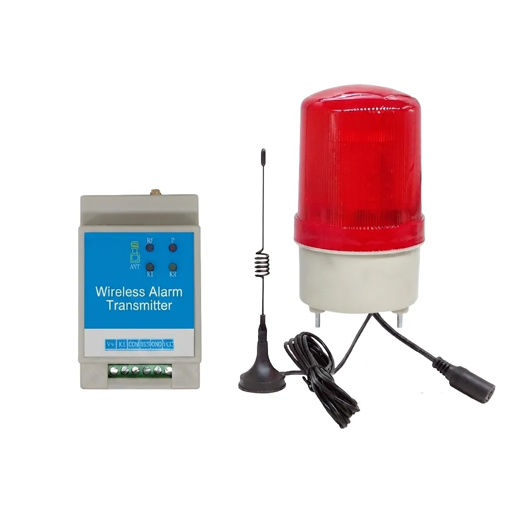 Remote Wireless Sound & Light Alarm / Long-Range Wireless Switch Alarm