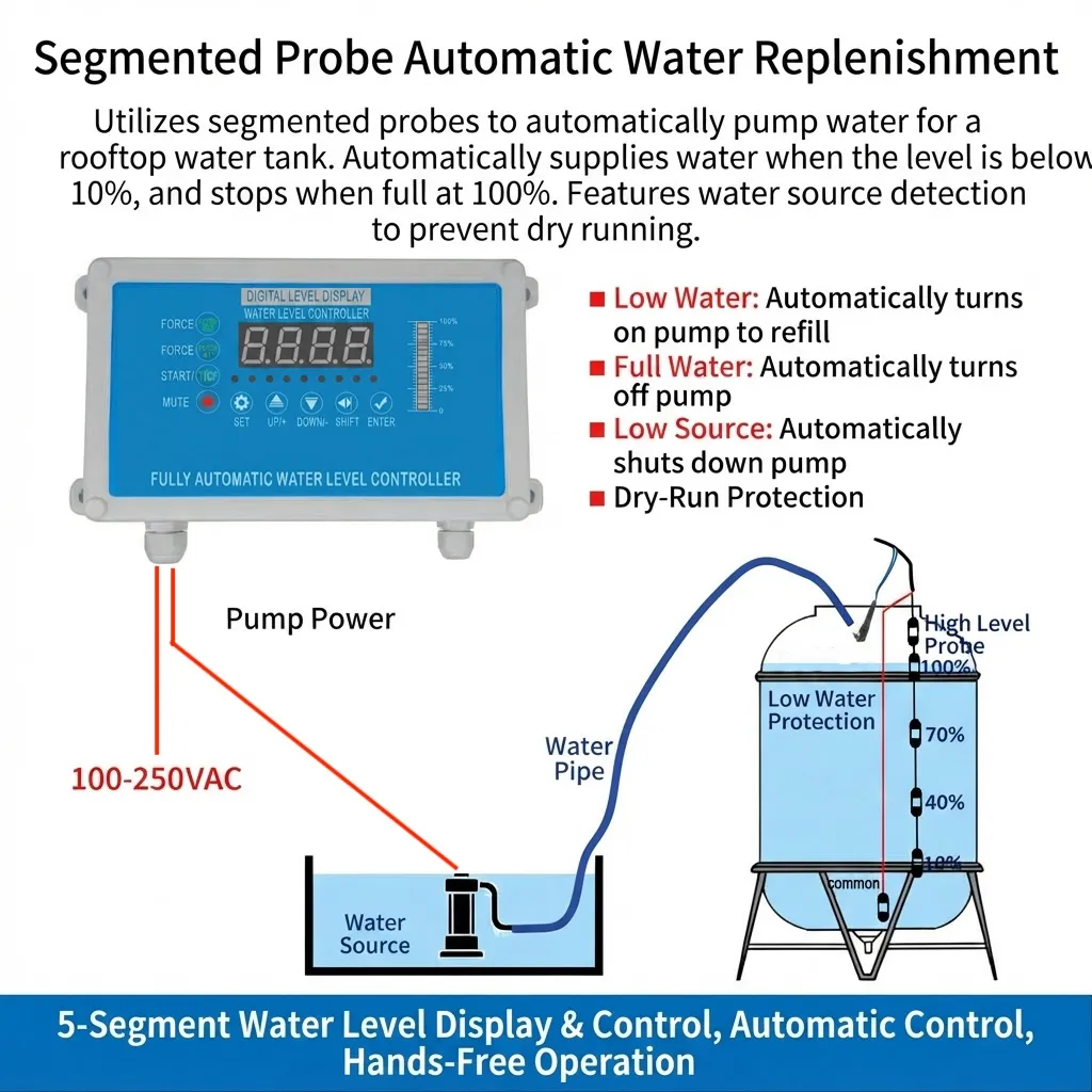 Ultimate Smart Water Level Controller System / Fully Automatic Water Level Controller